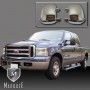 Ford F250 / 350 / 450 Superduty 1999-2007  / Excurision 2000-2005 (With turn signal ) Towing Mirror Cover FULL