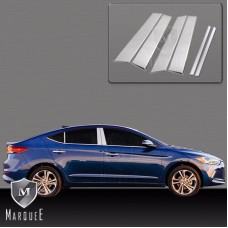 Hyundai Elantra 2017-2018 pillar post w/diagonal ..6pcs.