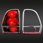 Chevrolet Trailblazer 2002-2008 Chrome Tail Light Bezel With LED