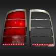 Dodge Ram 2009-2014 Chrome Tail Light Bezel With LED 