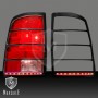 DODGE RAM 2009-2014 Black tail light bezel with LED