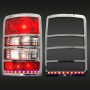 Jeep Liberty 2008-2012 Chrome Tail Light Bezel With LED
