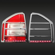 Jeep Compass 2007-2010 Chrome Tail Light Bezel With LED